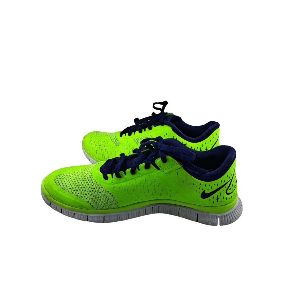 Nike Free 4.0 V2 Men's Size 9 Electric Green Reflect Silver Pure Platinum - Picture 7 of 12
